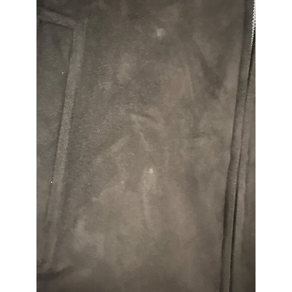 PERRY ELLIS Medium Portfolio Mens Brown Faux Suede Fur Lined Winter Jacket - Picture 13 of 14